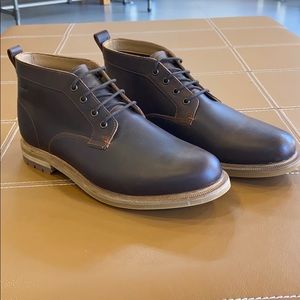 leather boots foxwell mid beeswax leather